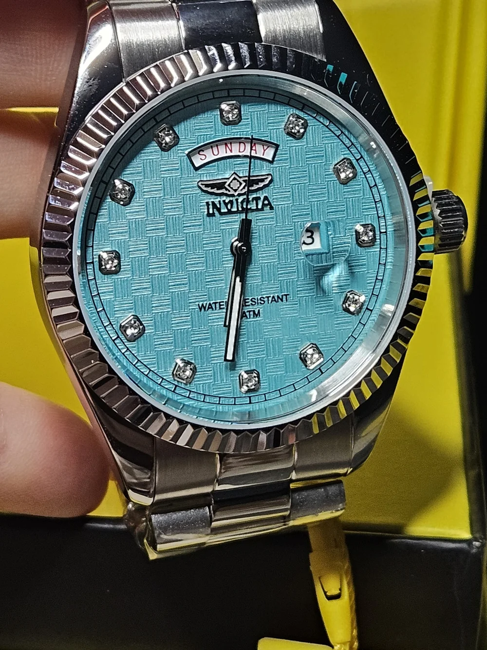 Invicta Specialty Striad Command 43mm Watch - Tiffany Blue Dial 51048